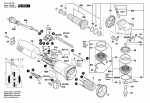 Bosch 3 601 H20 070 GWS 8-115 Angle Grinder 230 V / GB Spare Parts GWS8-115